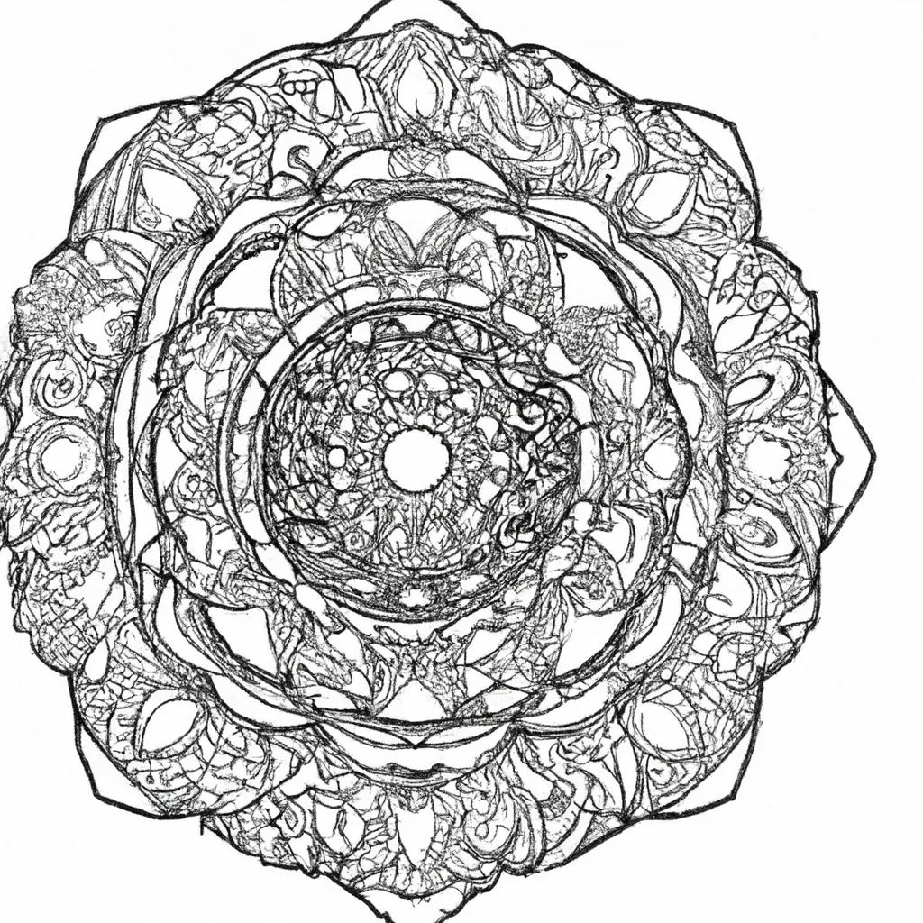 Mandala para Pintar: Aprenda a Criar e Colorir Suas Próprias Obras de Arte! 8 Passo Passo mandala para pintar