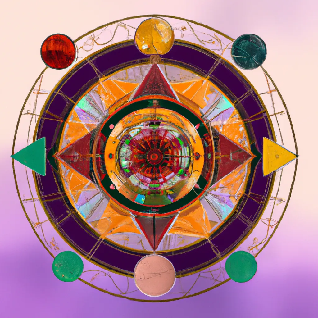 Passo Passo mandala quatro elementos