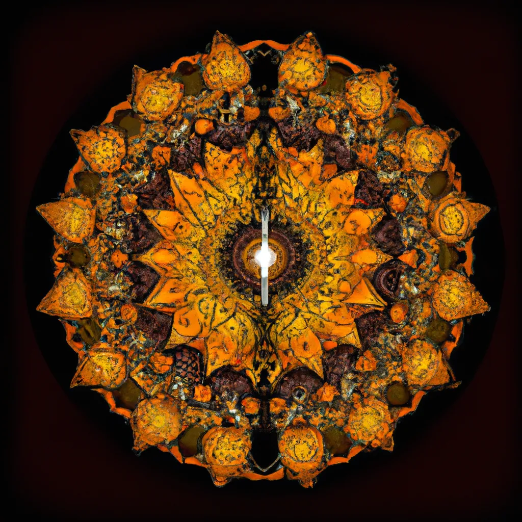Passo Passo mandala sol
