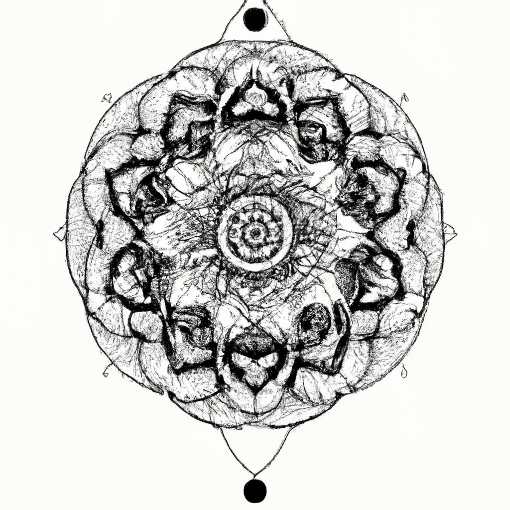 Passo Passo mandala tatuagem feminina