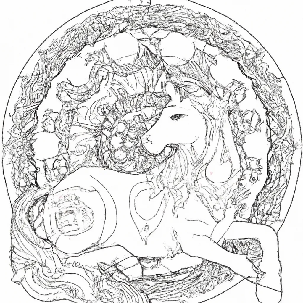 Passo Passo mandala unicornio para colorir