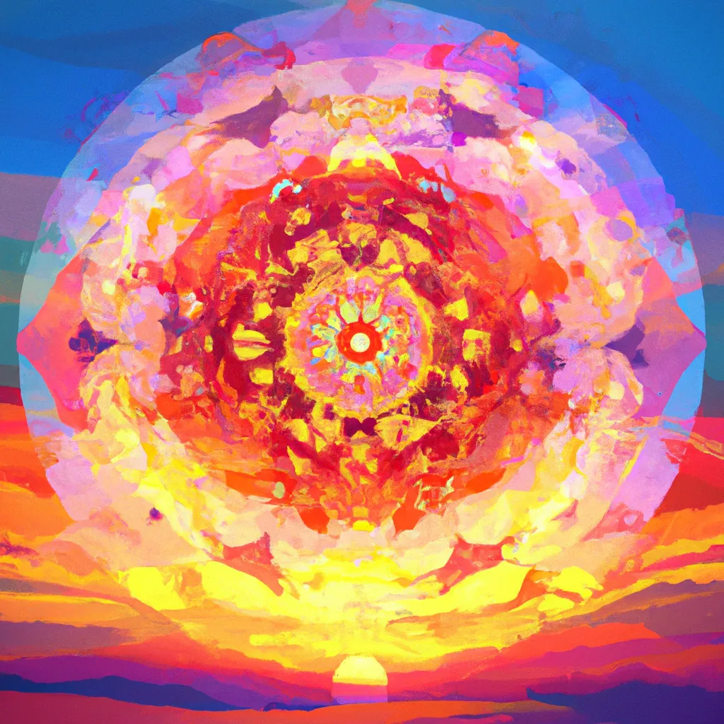 Passo Passo mandala x sunrise
