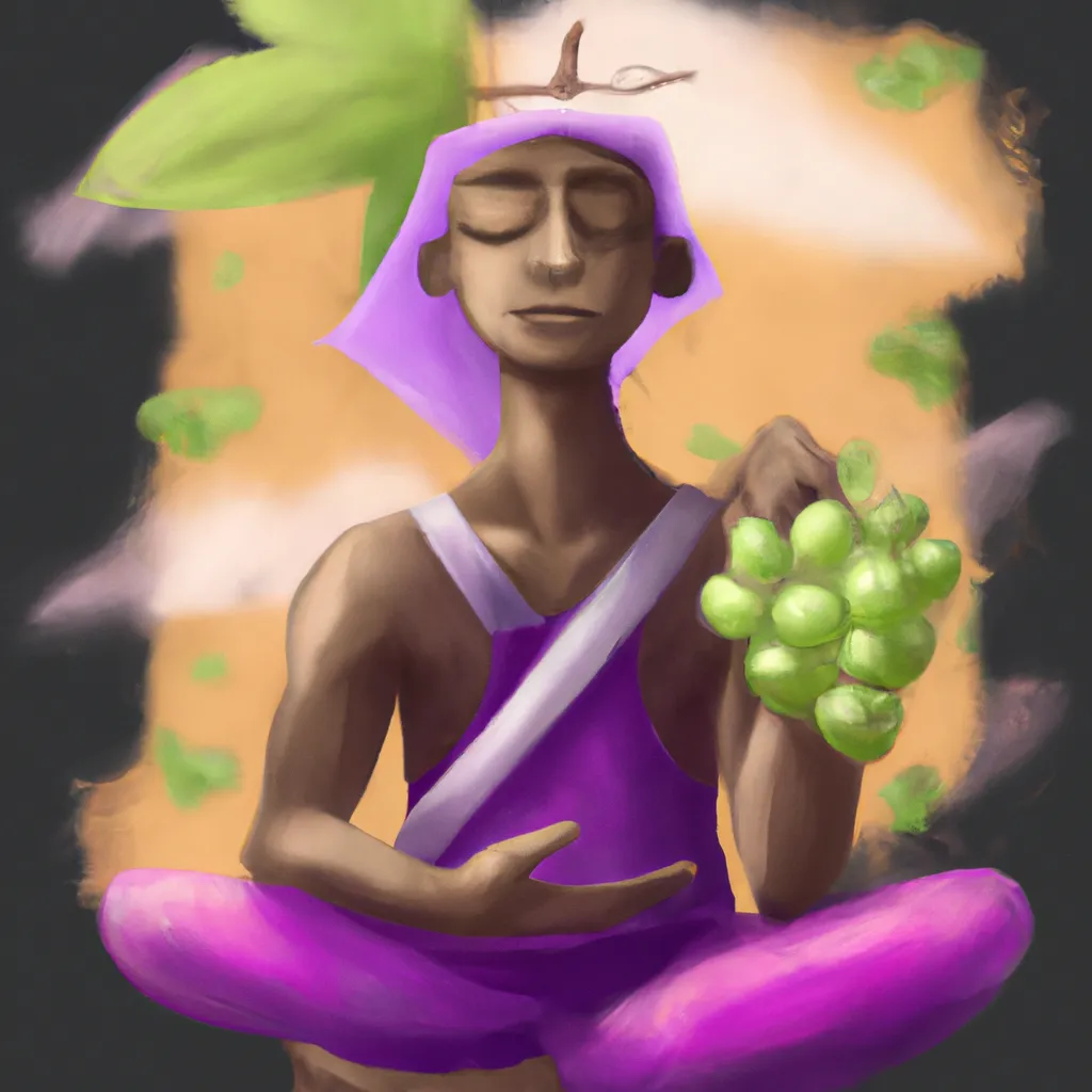 Passo Passo meditacao uva passa