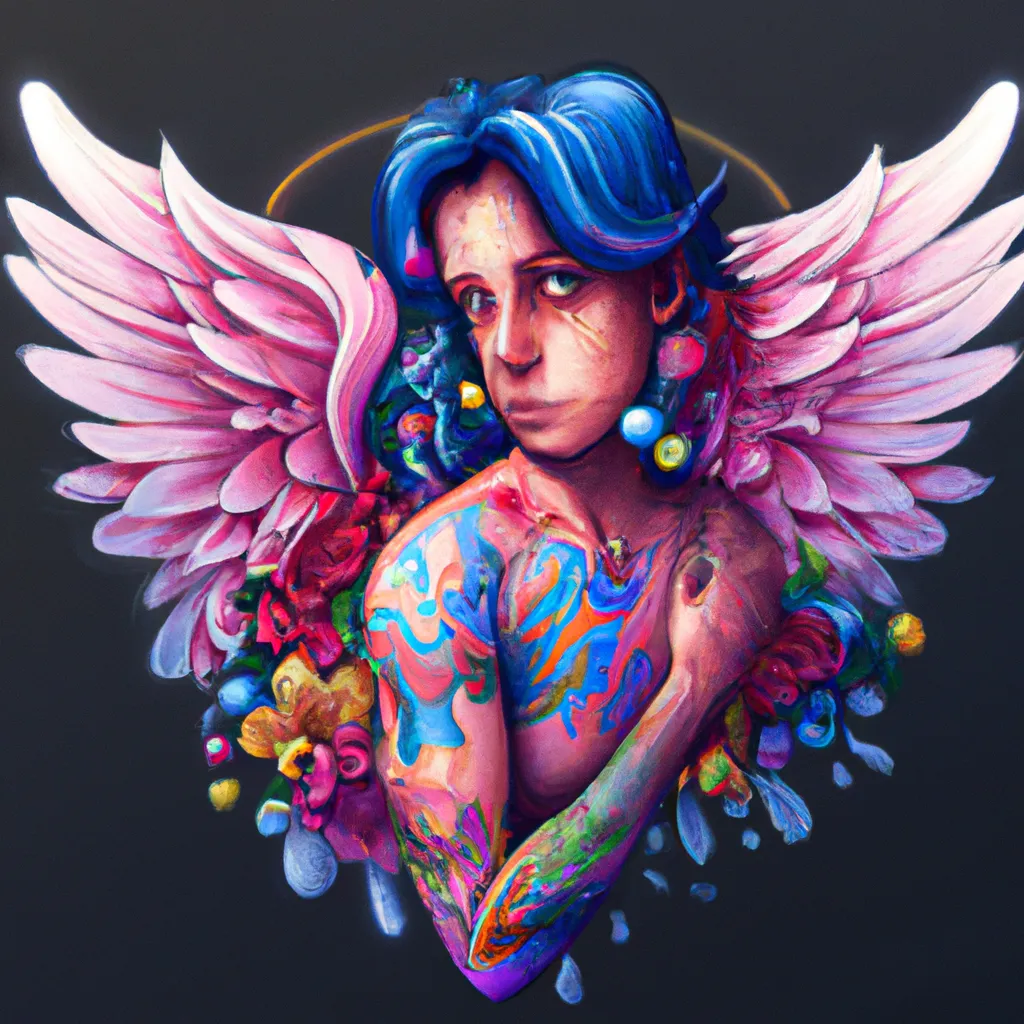 Tutorial anjo tattoo