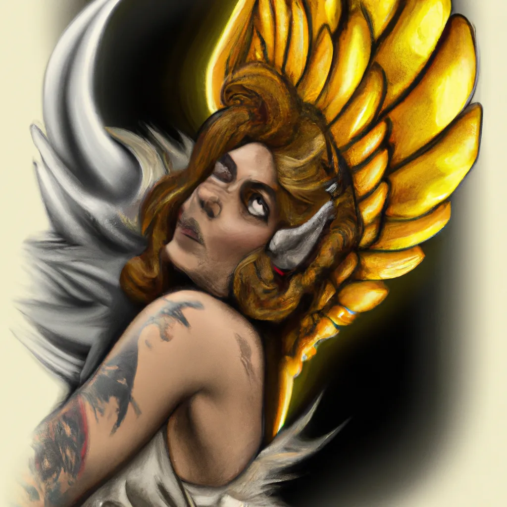 Tatuagem de Anjo: Inspire-se para Criar a Sua! 5 Tutorial anjo tatuagem