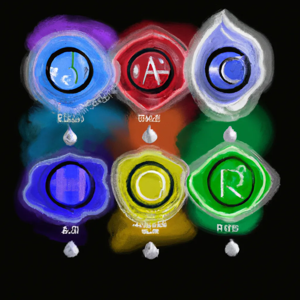 Tutorial chakras with colors