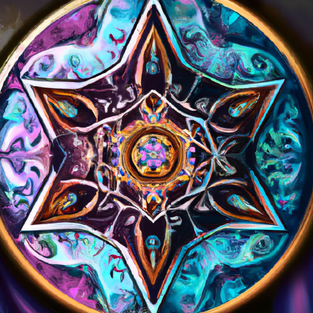 Tutorial mandala com espelho
