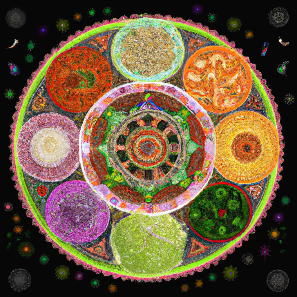 Tutorial mandala comidas especiais