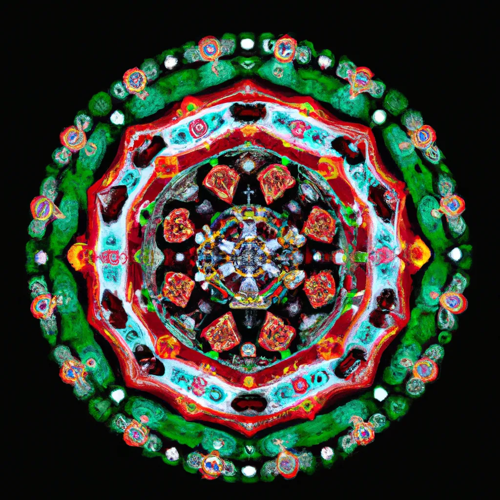 Mandala de Natal: Como Criar Desenhos Incríveis e Coloridos para Alegrar o Seu Espaço! 5 Tutorial mandala de natal