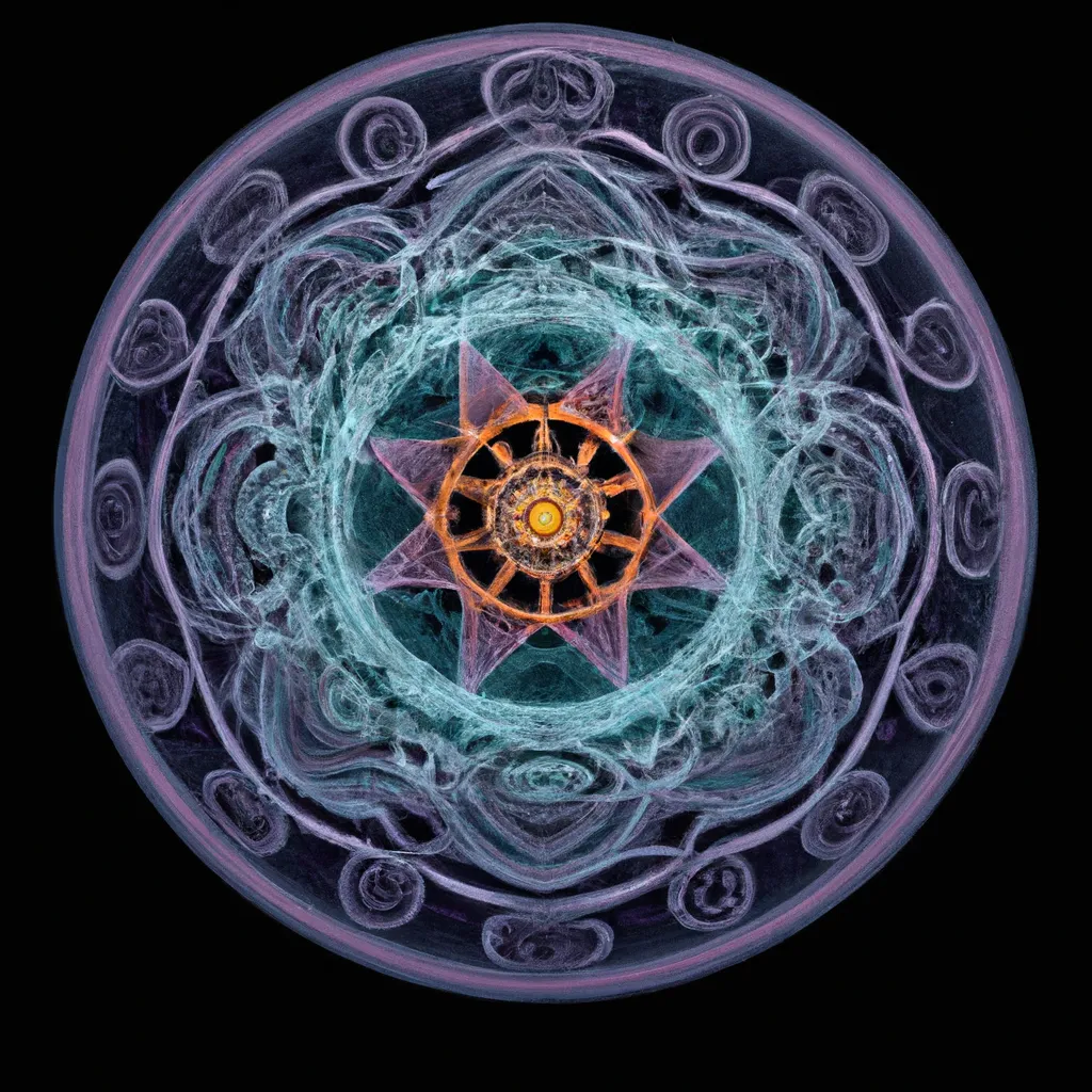 Tutorial mandala fio de malha