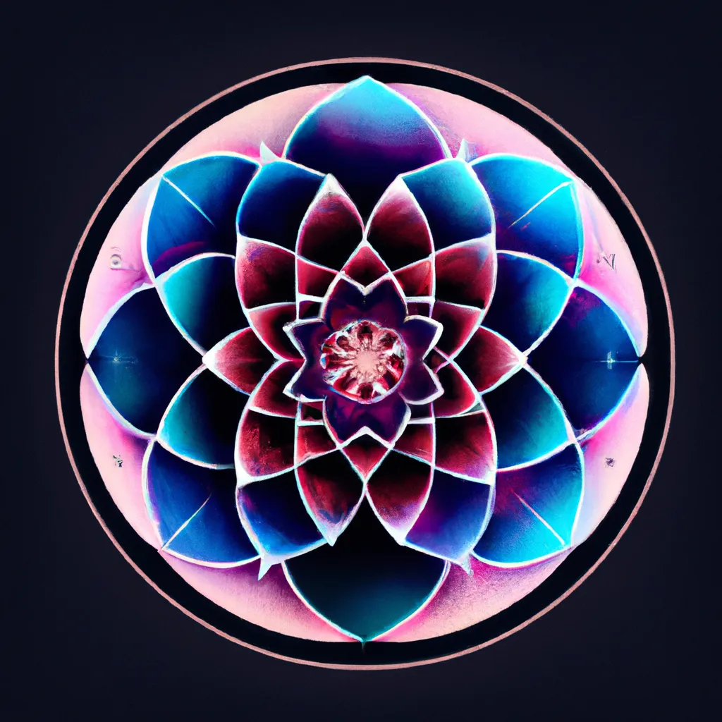 Tutorial mandala flor