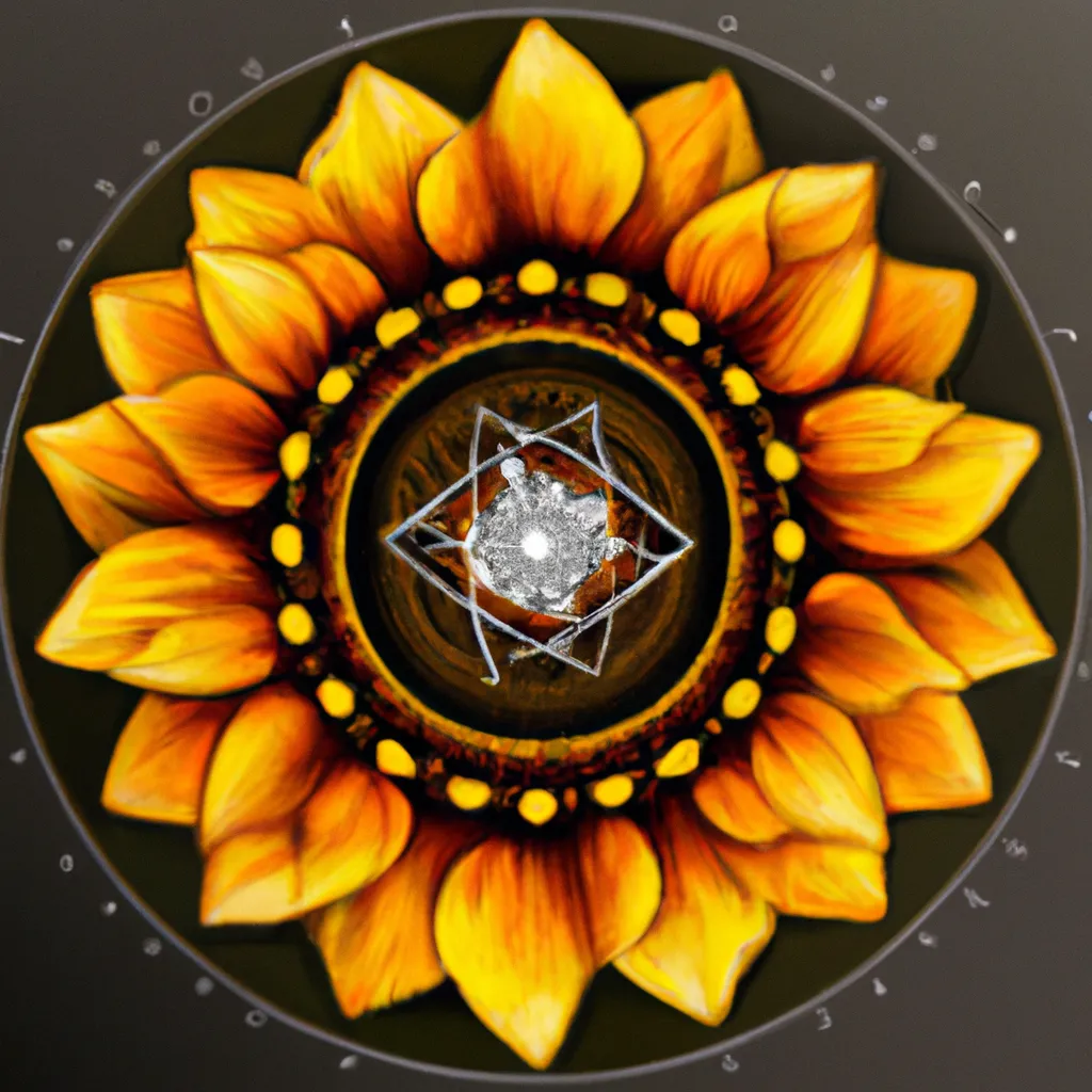 Tutorial mandala girassol