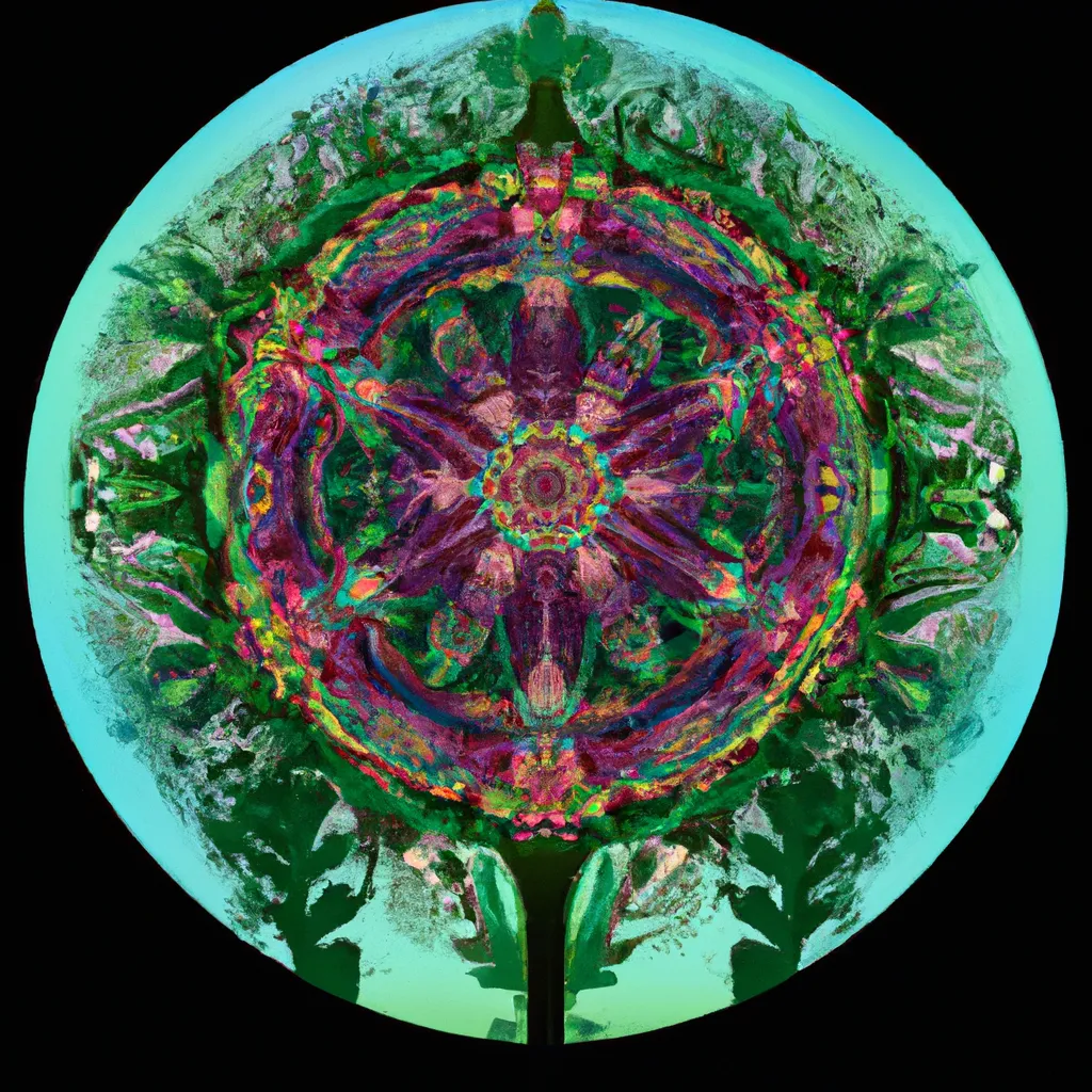 Tutorial mandala jardim