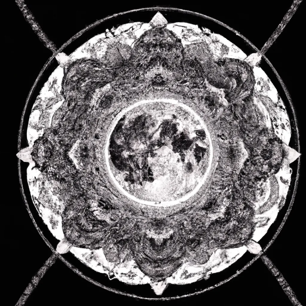 Tutorial mandala lunar para imprimir