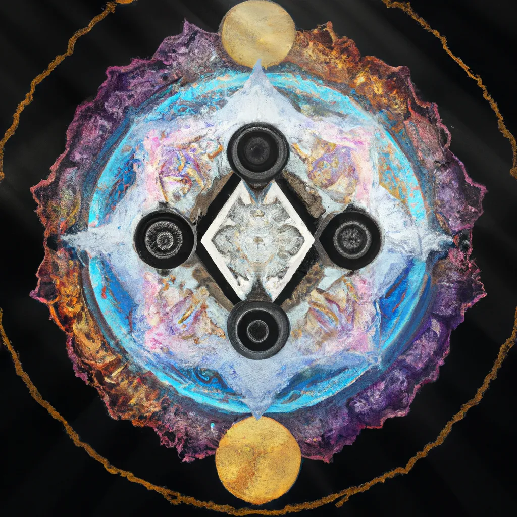 Tutorial mandala quatro elementos
