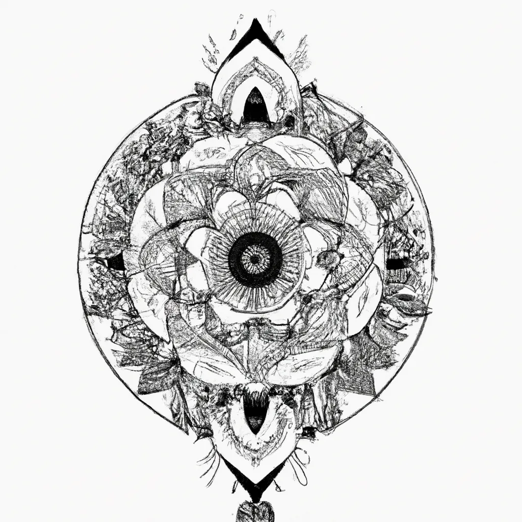 Tutorial mandala tatuagem feminina