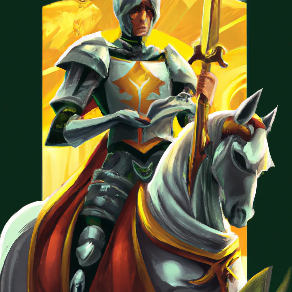 Tutorial tarot knight of swords