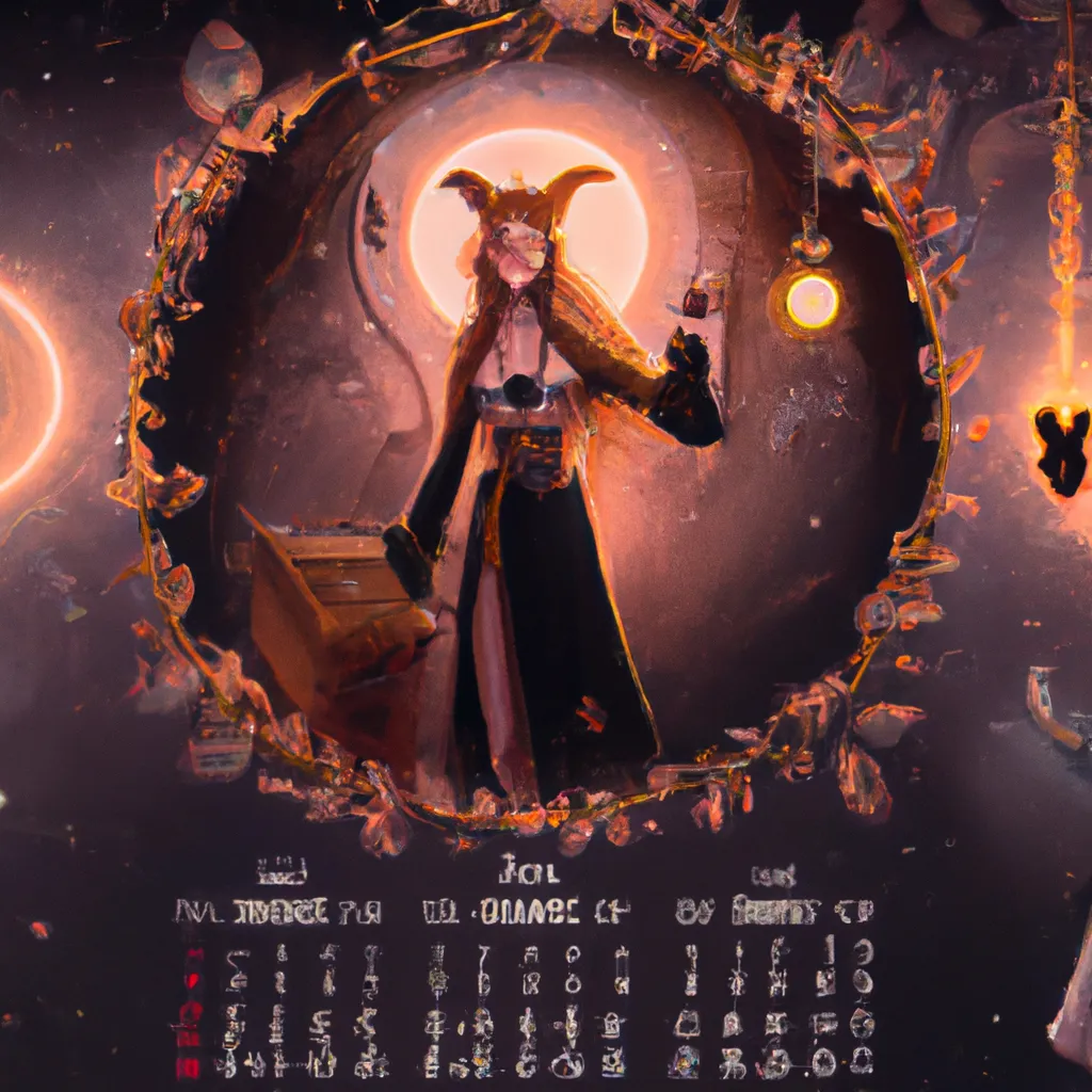 Tutorial wicca calendario