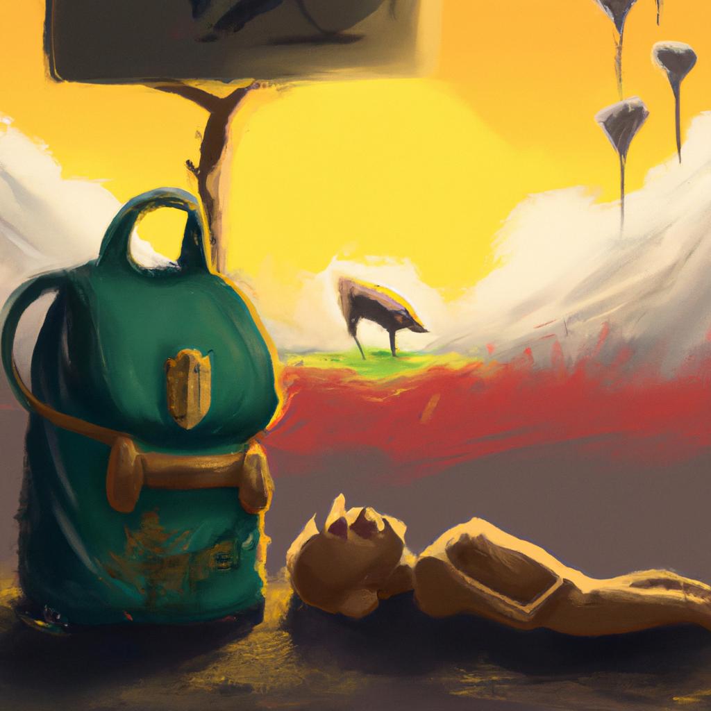 Imagem de capa do post "O Que Significa Sonhar com Bolsa? Descubra Agora!" com um desenho digital