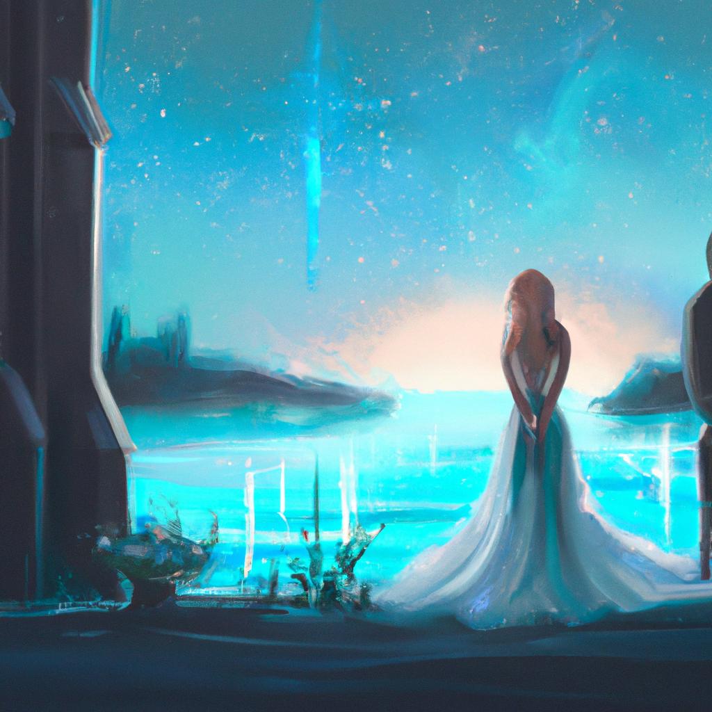 Imagem de capa do post "O Que Significa Sonhar com Casamento? Descubra!" com um desenho digital