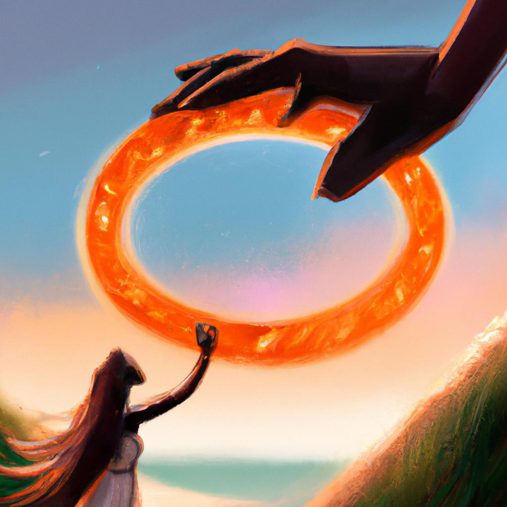 Imagem de capa do post Descubra o que Significa Sonhar com Aliança! com um desenho digital