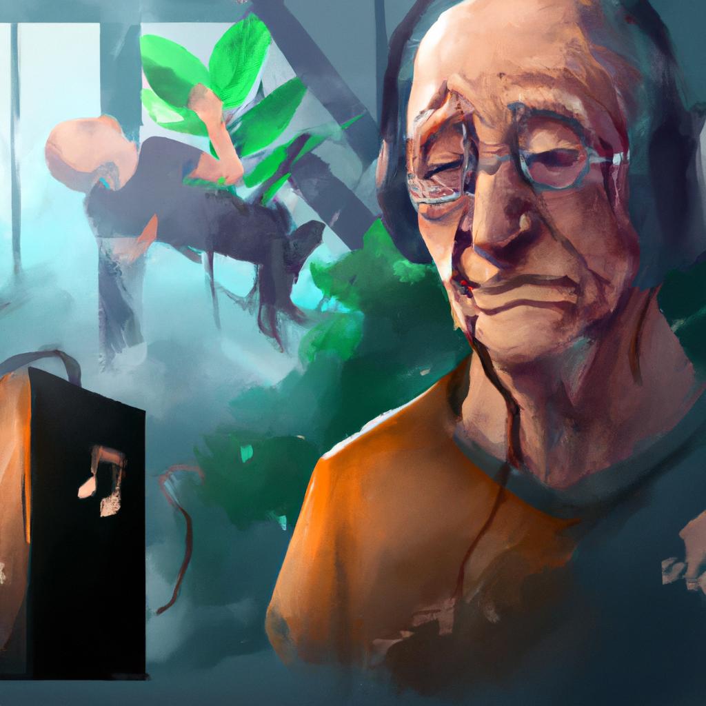 Imagem de capa do post "O Que Significa Sonhar com Avô Falecido: Descubra Aqui!" com um desenho digital