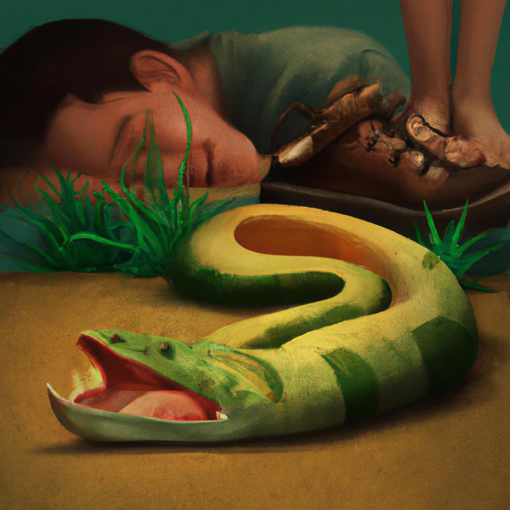 Descubra o Que Significa Sonhar com Cobra Mordendo o Pé! 2 o que significa sonhar com cobra mordendo o pe4