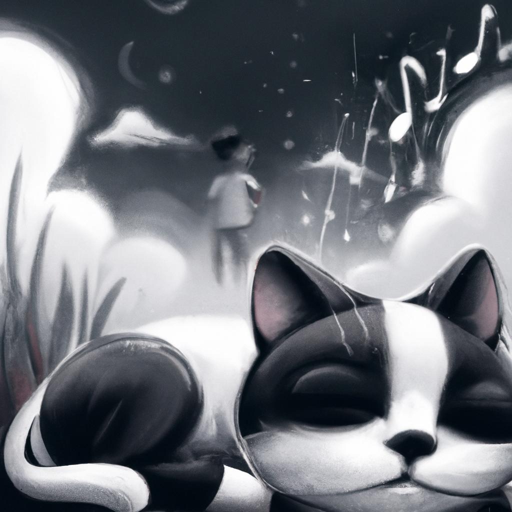 o que significa sonhar com gato preto e branco3