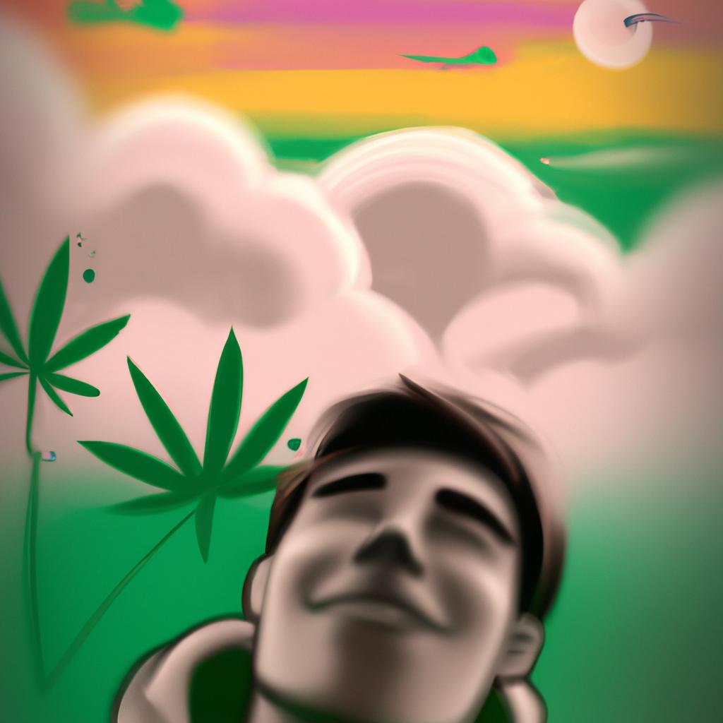 Imagem de capa do post "O Que Significa Sonhar com Maconha? Descubra Agora!" com um desenho digital