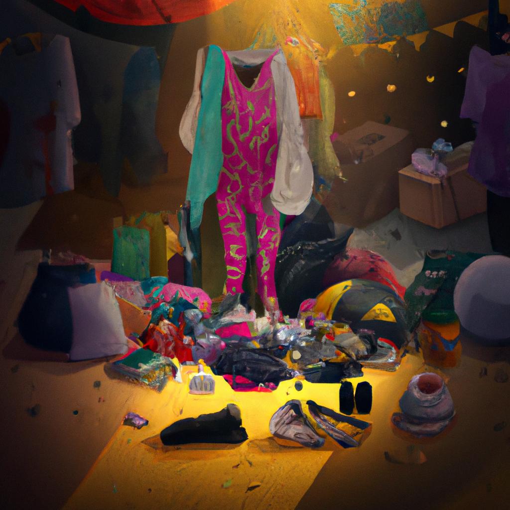 Imagem de capa do post O Que Significa Sonhar Com Muitas Roupas Usadas? com um desenho digital