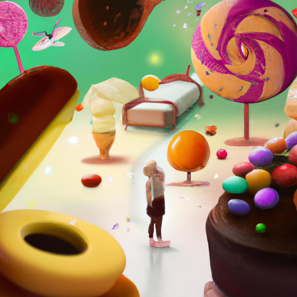 Imagem de capa do post Descubra o Que Significa Sonhar com Muitos Doces! com um desenho digital