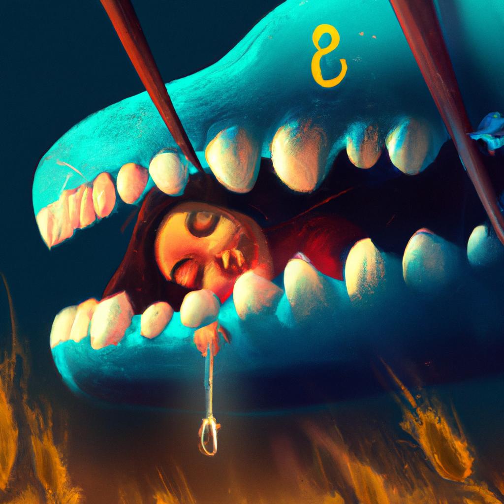 Imagem de capa do post Descubra o Que Significa Sonhar com Dente! com um desenho digital