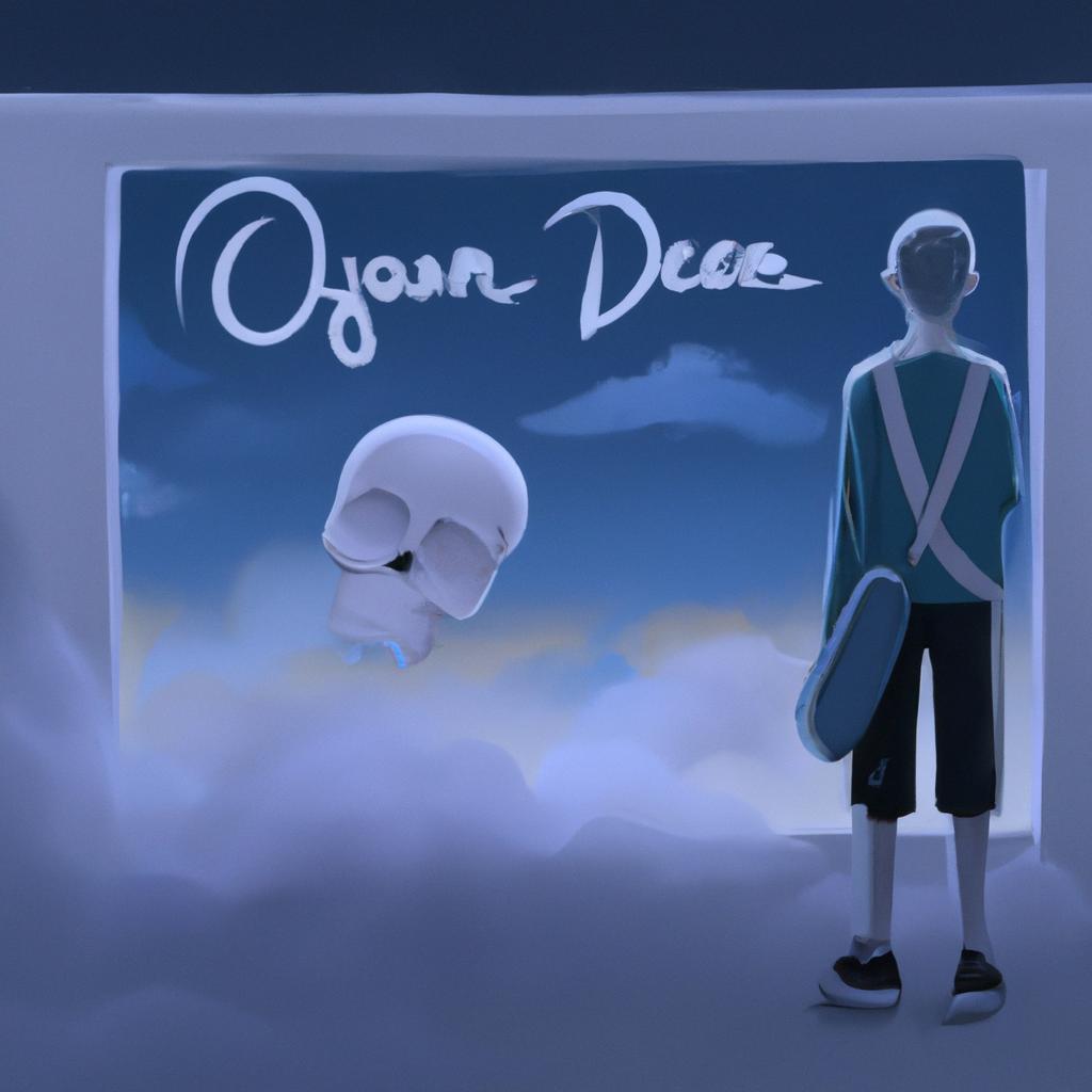 Imagem de capa do post "O Que Significa Sonhar com Pessoa Morta? Descubra Aqui!" com um desenho digital