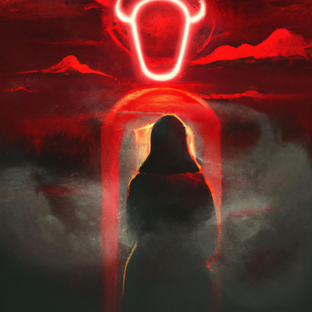 Imagem de capa do post "Descubra Qual o Significado de Sonhar com Demônio!" com um desenho digital