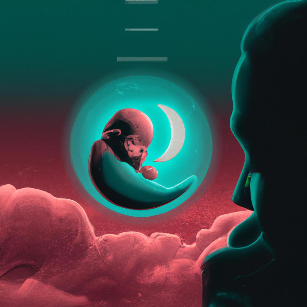 Imagem de capa do post "Qual é o Significado de Sonhar com Bebê Recém-Nascido?" com um desenho digital