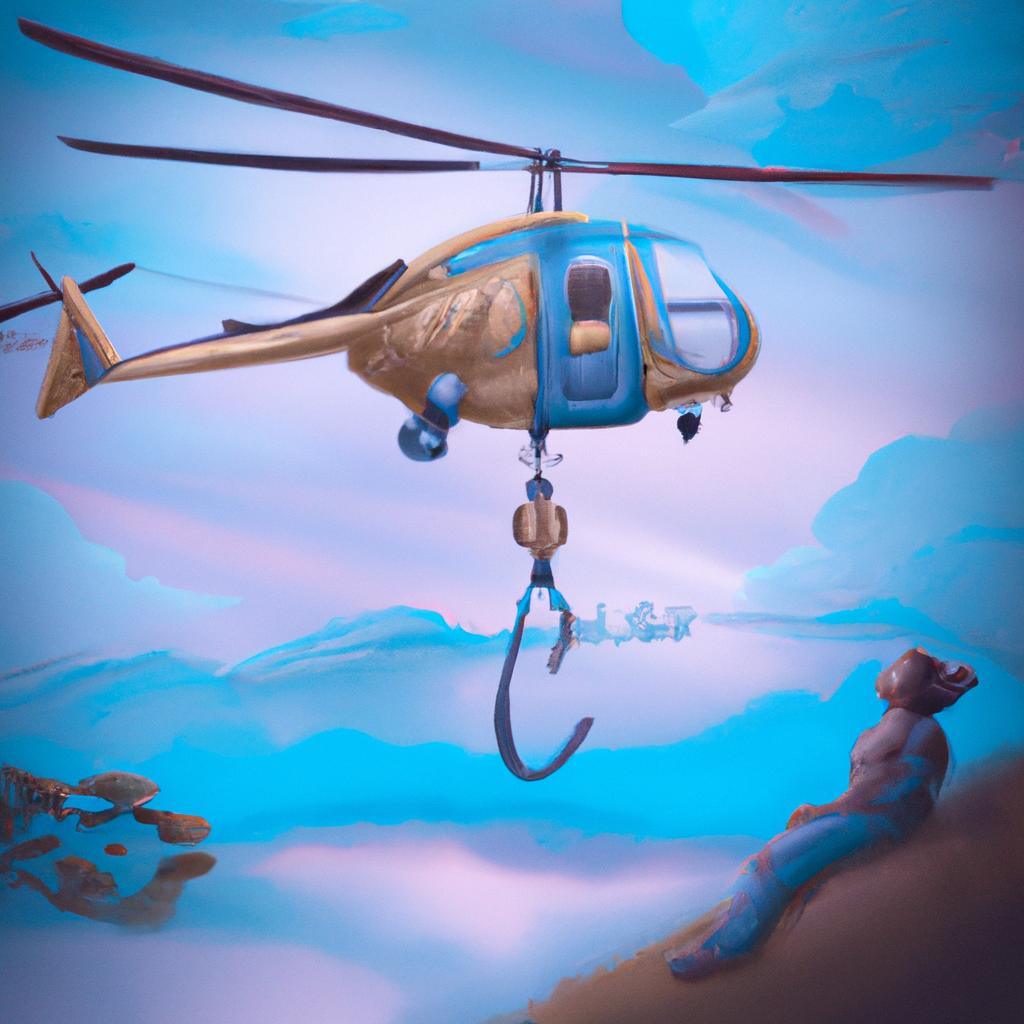 Imagem de capa do post Descubra o Significado de Sonhar com Helicóptero Voando! com um desenho digital