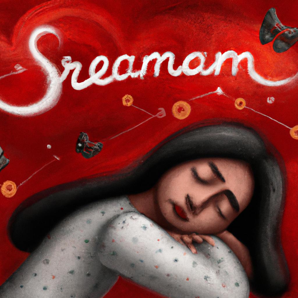 Imagem de capa do post "Sonhar com Menstruação: O Significado Revelado!" com um desenho digital