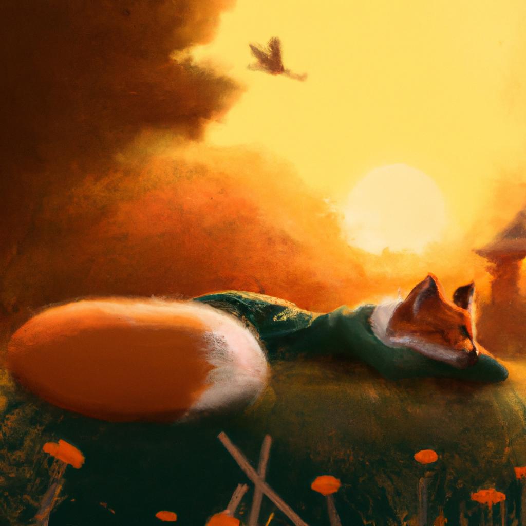 Imagem de capa do post "Sonha com Raposa: Descubra o Significado de Seu Sonho!" com um desenho digital