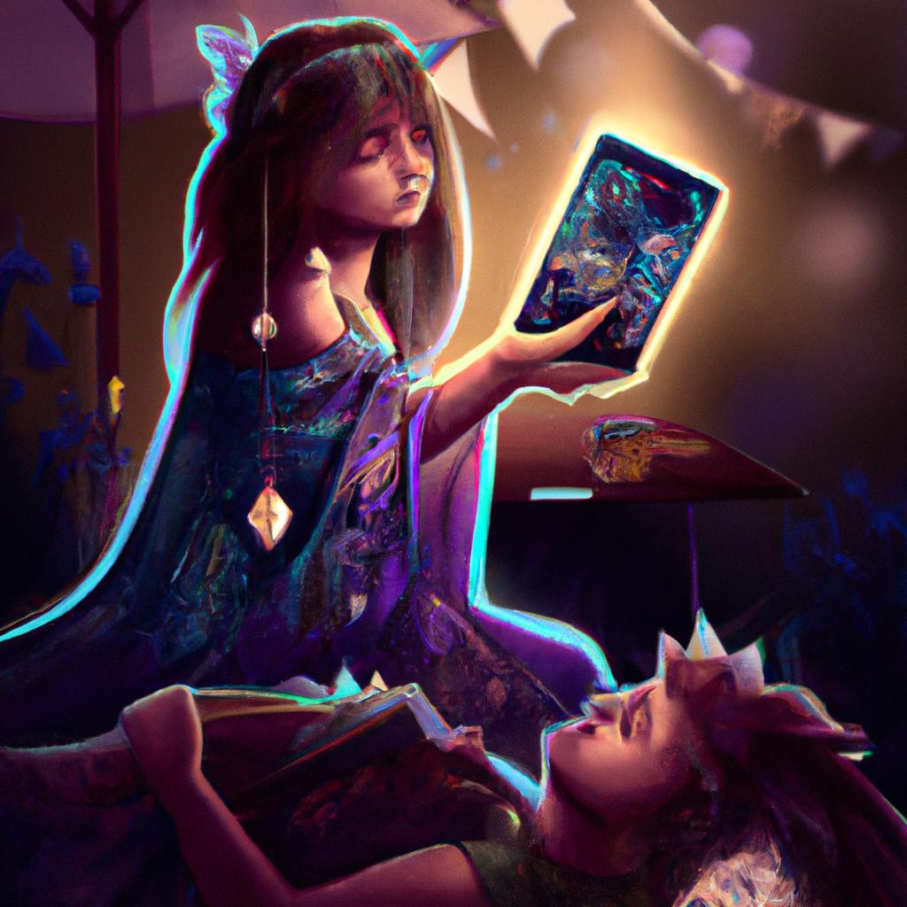 sonhar com alguem lendo cartas de tarot2