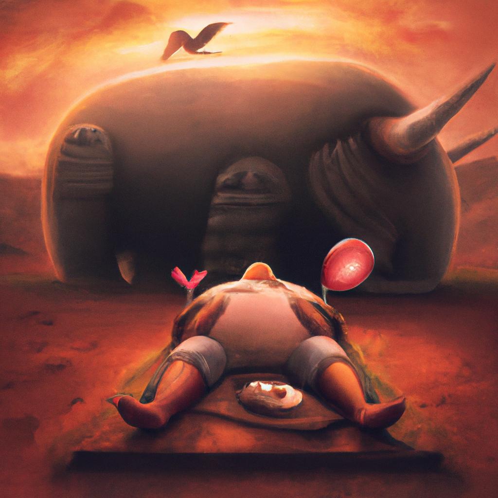 Imagem de capa do post "Descubra o que Significa Sonhar com Barriga Jogo do Bicho!" com um desenho digital