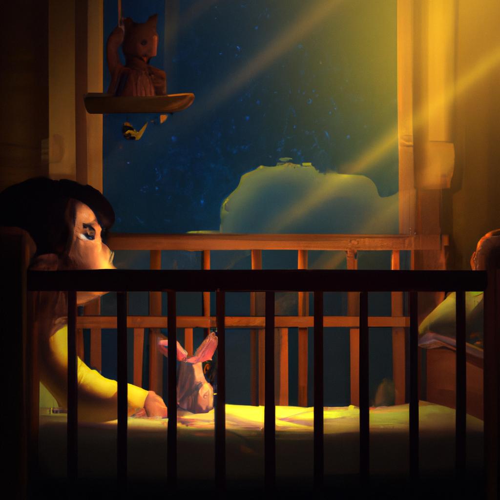 Imagem de capa do post "Descubra o Que Significa Sonhar com Bebê no Berço!" com um desenho digital