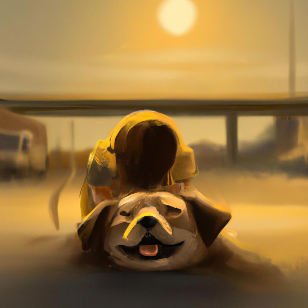 sonhar com cachorro amarelo manso2