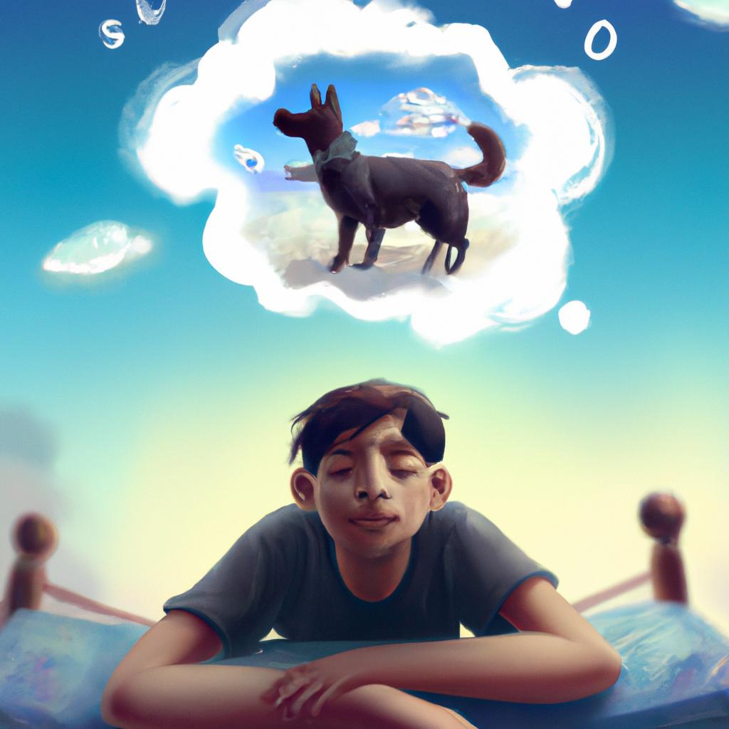 Imagem de capa do post "Sonhar com Cachorro Cheio de Pulgas: Significado Desvendado!" com um desenho digital