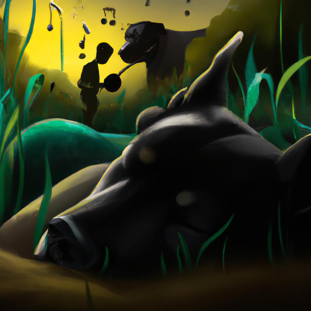 sonhar com cachorro preto mordendo4
