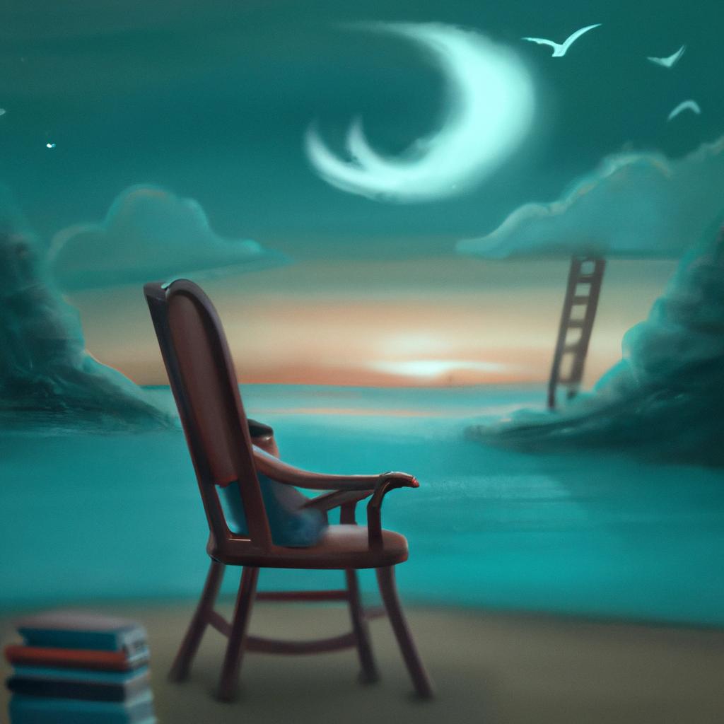 Imagem de capa do post "Descubra o Significado de Sonhar com Cadeira no Livro dos Sonhos!" com um desenho digital