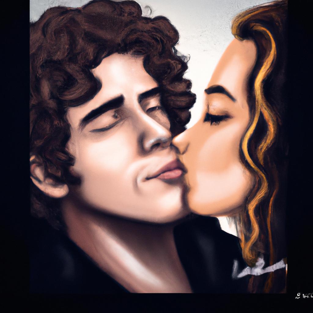 Imagem de capa do post "Descubra o que Significa Sonhar com Cantor Famoso Me Beijando!" com um desenho digital