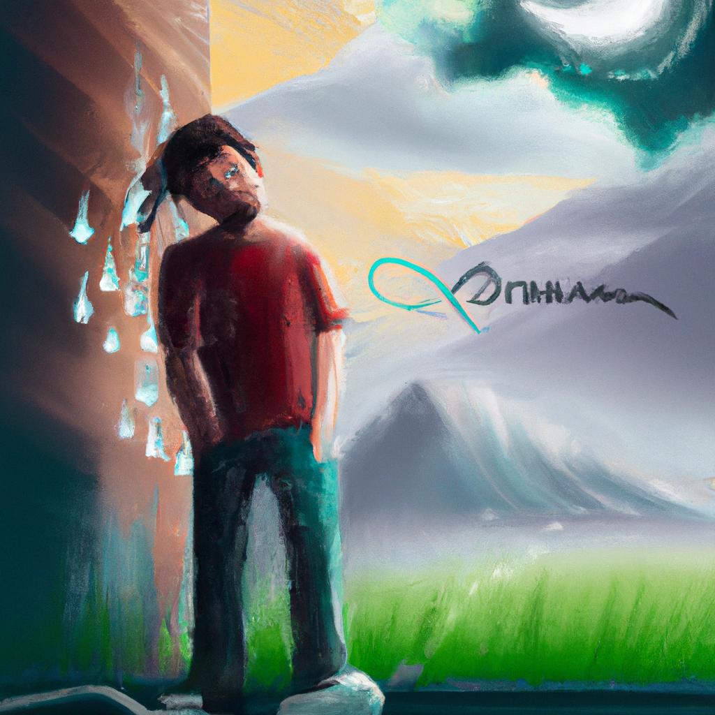 Imagem de capa do post "Descubra o Significado de Sonhar com Choro Desesperado!" com um desenho digital