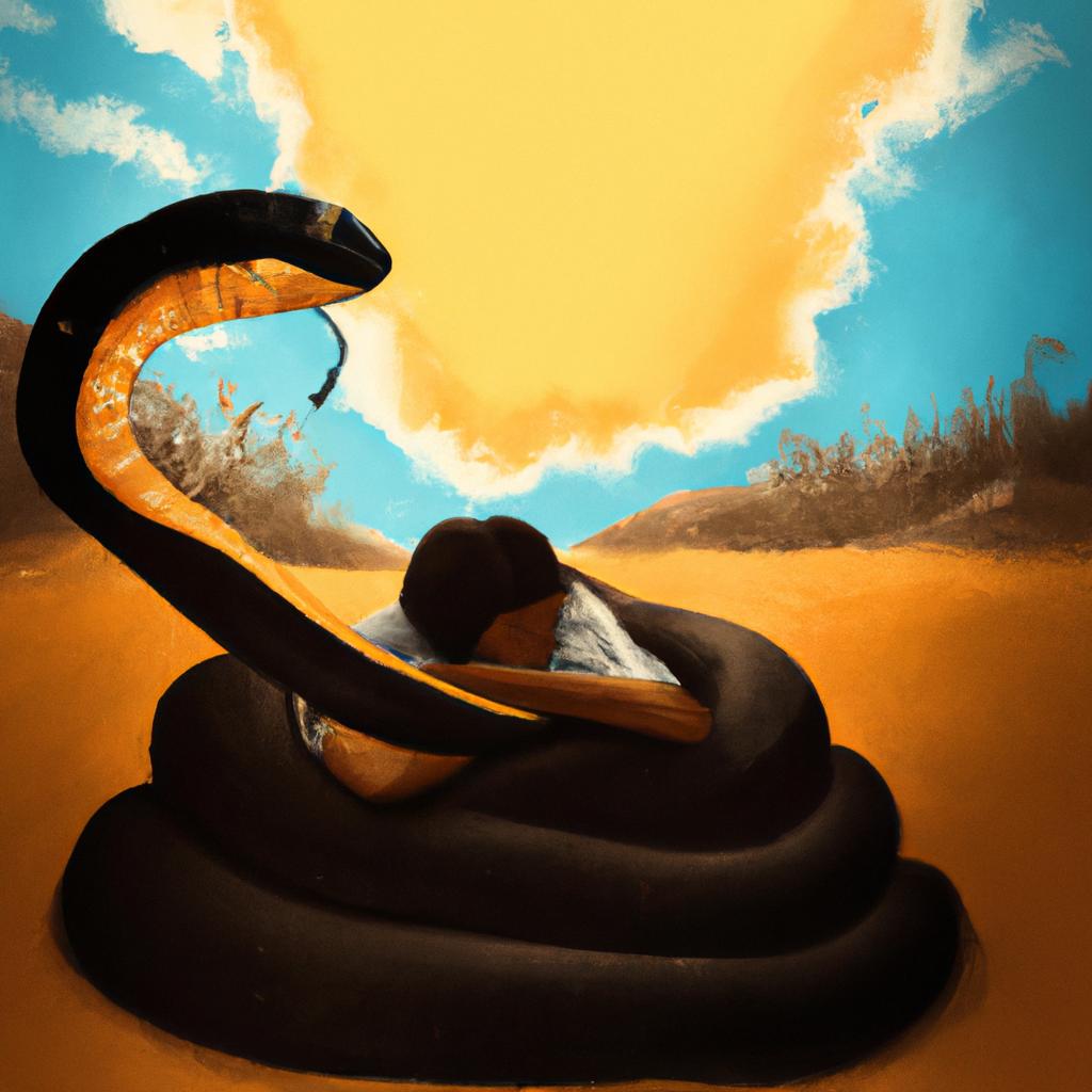 sonhar com cobra pequena preta2