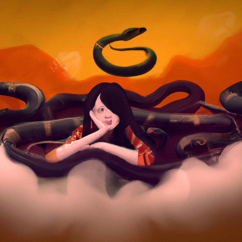 Imagem de capa do post Descubra o Significado de "Sonhar com Muitas Cobras" com um desenho digital