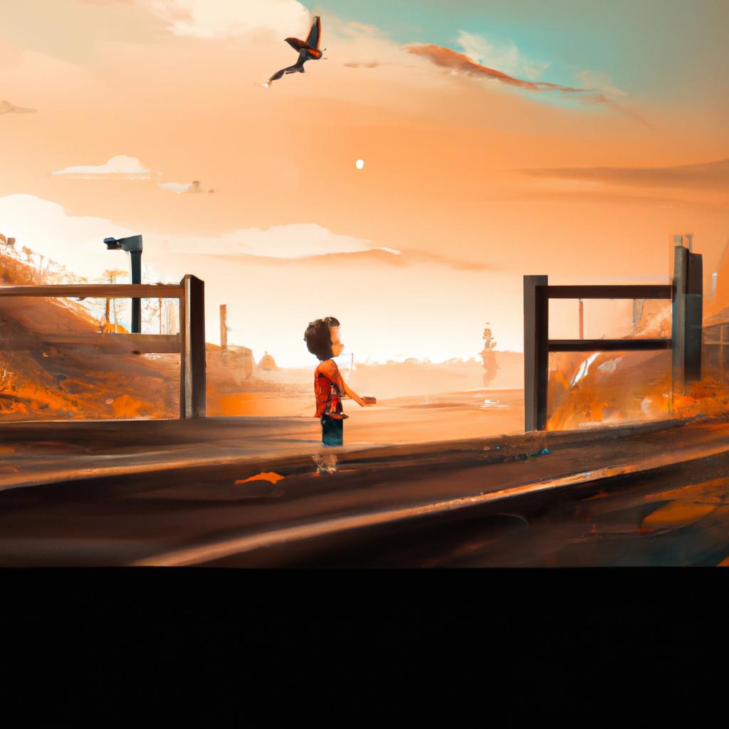 Imagem de capa do post "Descubra o Significado de Sonhar com Criança Correndo!" com um desenho digital